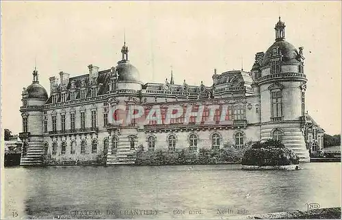 Cartes postales Chateau de Chantilly Cote Nord