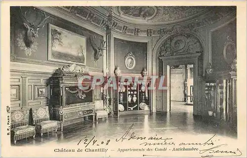 Ansichtskarte AK Chateau de Chantilly Appartements des Conde Antichambre