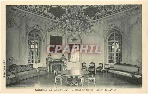 Ansichtskarte AK Chateau de Chantilly Maison de Sylvie Salon de Dreux