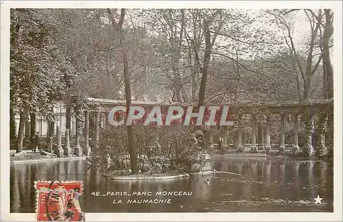 Cartes postales Paris Parc Monceau La Naumache