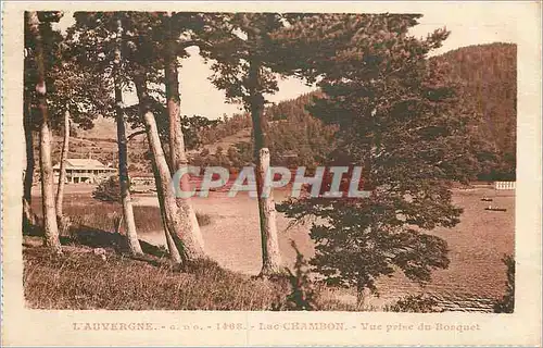 Ansichtskarte AK L'Auvergne 1468 Lac Chambon Vue prise du Bonquet