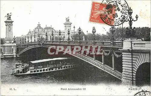Ansichtskarte AK Pont Alexandre III