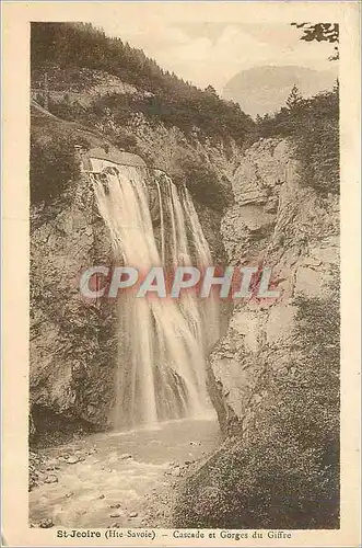 Cartes postales St Jeoire (Hte Savoie) Cascade et Gorges du Giffre