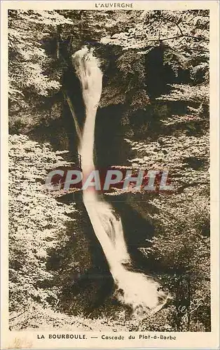 Cartes postales La Bourboule Cascade du Plat a Barbe