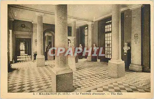 Cartes postales Malmaison (S et O) Le Vestibule d'Honneur The Hall