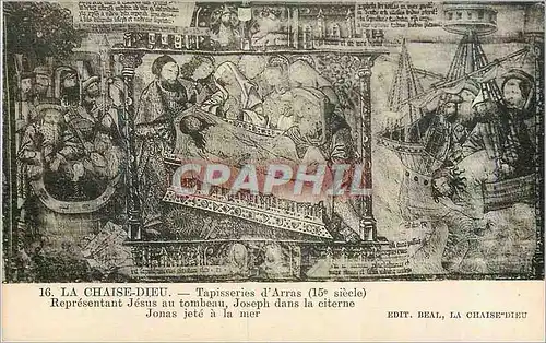 Ansichtskarte AK La Chaise Dieu Tapisseries d'Arras (15e Siecle)