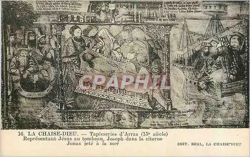 Cartes postales La Chaise Dieu Tapisseries d'Arras (15e Siecle)