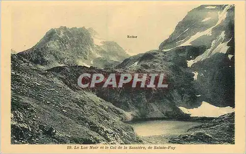 Cartes postales Le Lac Noir et le Col de la Sassiere de Sainte Foy