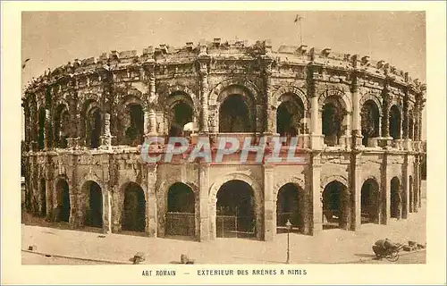 Cartes postales Art Romain Exterieur des Arenes a Nimes
