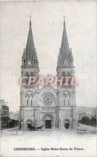 Ansichtskarte AK Cherbourg Eglise Notre Dame de Voeux