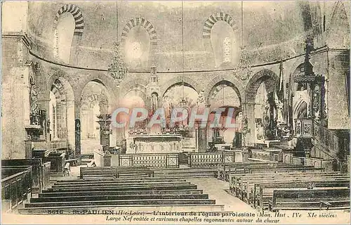 Ansichtskarte AK St Paulien (Hte Loire) Interieur de l'Eglise Paroissiale