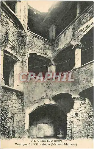 Cartes postales Cremieu (Isere) Vestiges du XIIIe Siecle (Maison Richard)