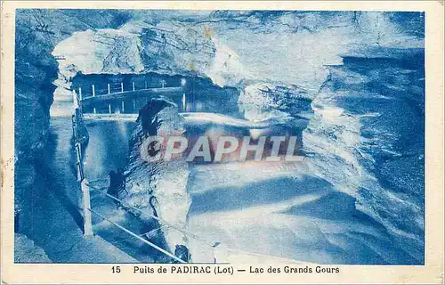 Cartes postales Puits de Padirac (Lot) Lac des Grands Gours