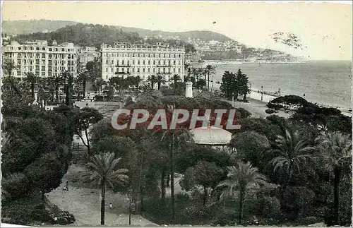 Cartes postales moderne Nice Les Jardins Albert Ier et le Mont Boron