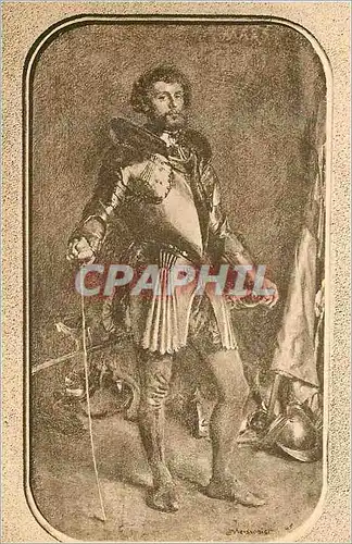 Cartes postales Musee Pescatore Luxembourg Meissonier Jean Luis Un Homme d'Armes