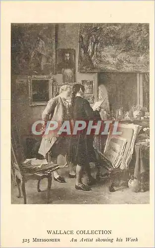 Ansichtskarte AK Wallace Collection Meissonier An Artist Showing his Work