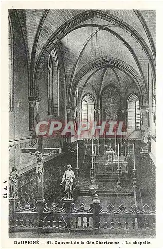 Cartes postales Dauphine Couvent de la Gde Chartreuse La Chapelle