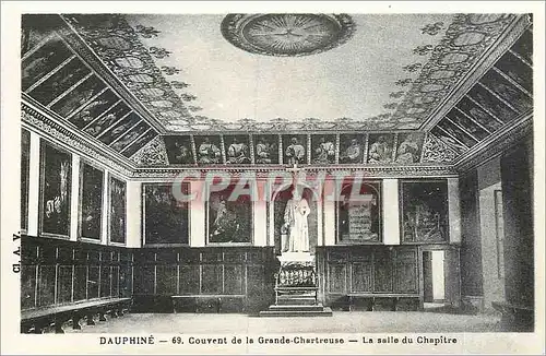 Cartes postales Dauphine Couvent de la Grande Chartreuse La Salle du Chapitre