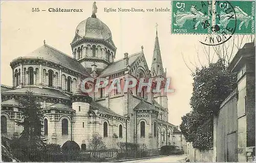 Cartes postales Chateauroux Eglise Notre Dame vue Laterale