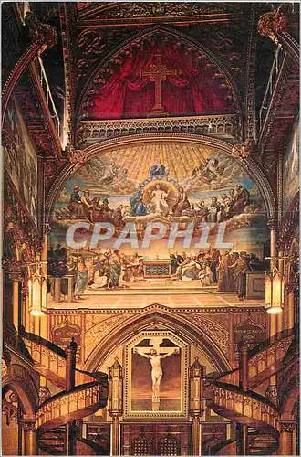 Moderne Karte Montreal Quebec Chapelle du Sacre Coeur Eglise Notre Dame
