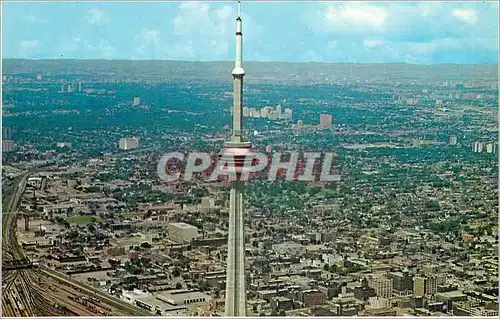 Cartes postales moderne Toronto la Tour CN l'Immeuble a Structure Autoportante le plus Eleve 1815 Pieds de Hauteur