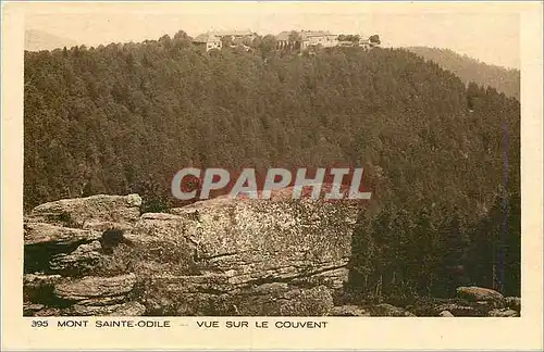 Ansichtskarte AK Mont Sainte Odile Vue sur le Couvent