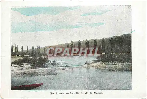 Cartes postales En Alsace les Bords de la Meuse