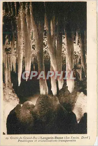 Cartes postales Grotte du Grand Roc a Laugerie Basse(les Eyzies Dordogne)