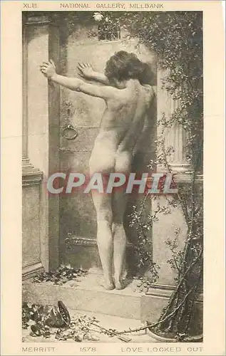 Cartes postales National Gallery Millbank Merritt Love Locked Out