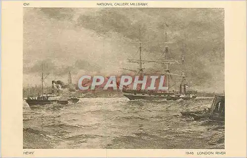Cartes postales National Gallery Millbank Hemy London River
