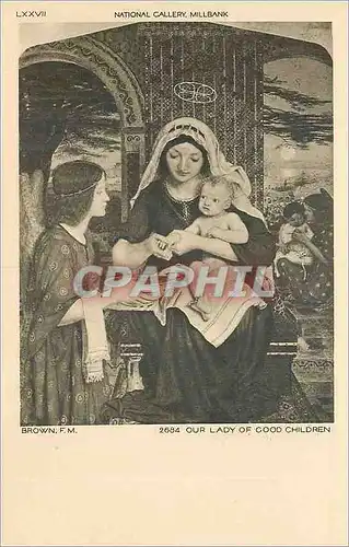 Cartes postales National Gallery Millbank Brown FM Our Lady of Good Children
