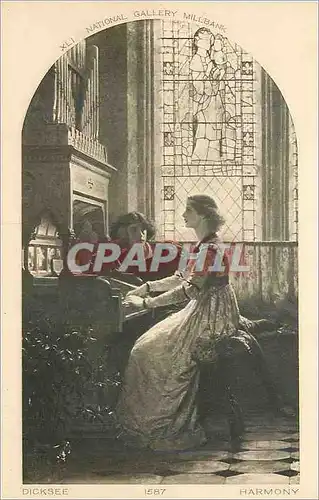 Ansichtskarte AK National Gallery Millbank Dicksee Harmony