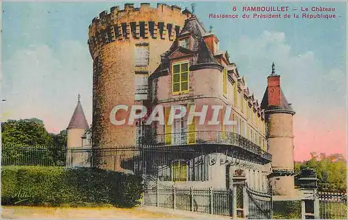 Ansichtskarte AK Rambouillet le Chateau Residence du President de la Republique