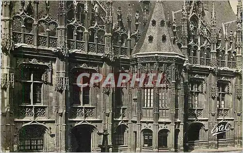 Moderne Karte Rouen Palais de Justice Facade de la Cour d'Honneur