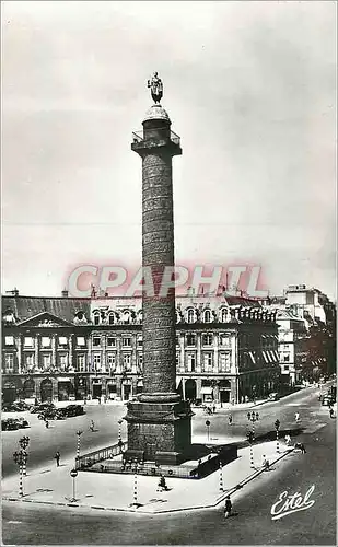 Moderne Karte Paris la Colonne Vendome