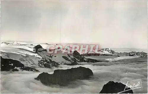 Cartes postales moderne la Haute Montagne Mer de Nuages su la Vallee de Pralognan vue de la Gliere