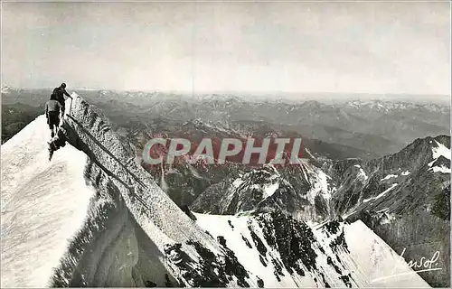 Cartes postales moderne Pralognan la Vanoise (Savoie) la Grande Casse (3852m) le Sommet