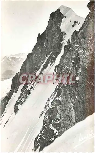 Moderne Karte Pralognan la Vanoise (Savoie) la Grande Casse (3852m) le Couloir face Nord