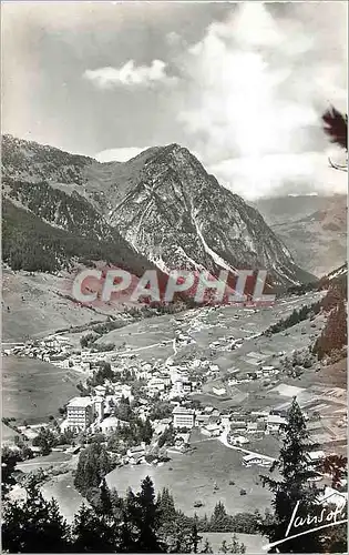 Cartes postales moderne Pralognan la Vanoise (Savoie) Alt 1450m Vue Generale et Pointe de Villeneuve
