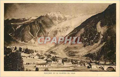 Cartes postales Montroc et le Glacier du Tour