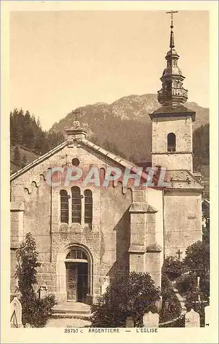 Cartes postales Argentiere l'Eglise