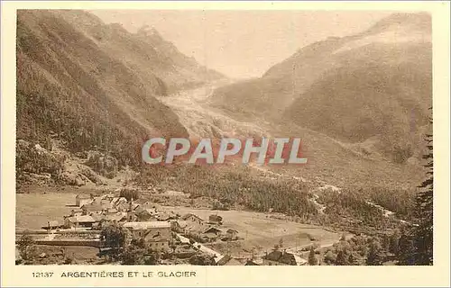Cartes postales Argentieres et le Glacier