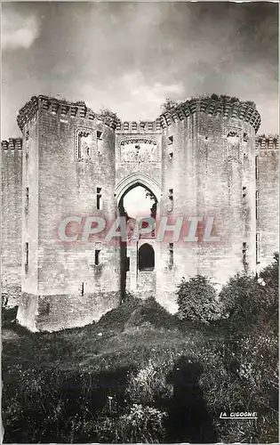 Moderne Karte la Ferte Milon (Aisne) Ruines du Chateau Demantele par Henri IV en 1594