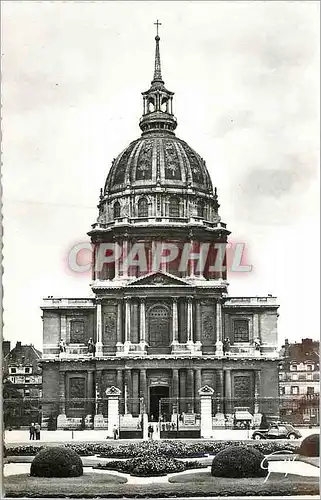 Moderne Karte Paris et ses Merveilles Dome des Invalides