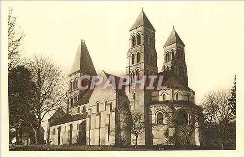 Ansichtskarte AK Morienval (Oise) l'Eglise Notre Dame (Cote Sud)