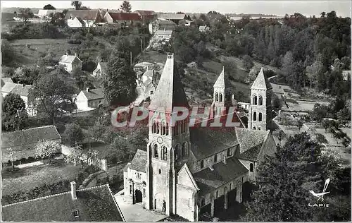 Cartes postales moderne En Avion au Dessus de Morienval (Oise) l'Abbaye