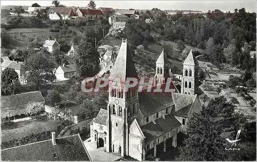 Moderne Karte En Avion au Dessus de Morienval (Oise) l'Abbaye