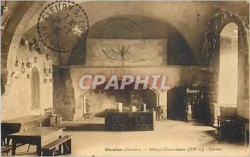 Cartes postales Obazine (Correze) Abbaye Cistercienne (XIIe s) Cuisine
