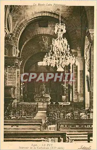 Ansichtskarte AK le Puy Interieur de la Cathedrale (XIIe siecle)