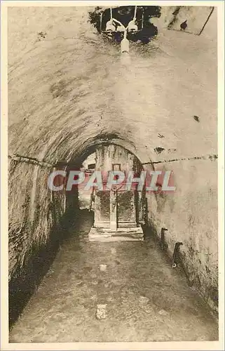 Ansichtskarte AK Fort de Vaux la Chapelle dans une Galerie du Fort Militaria